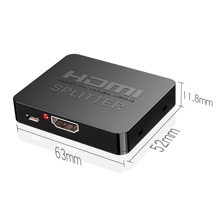 Splitter amplificatore Mini HDMI 1x2, supporto 3D e 4K x 2K