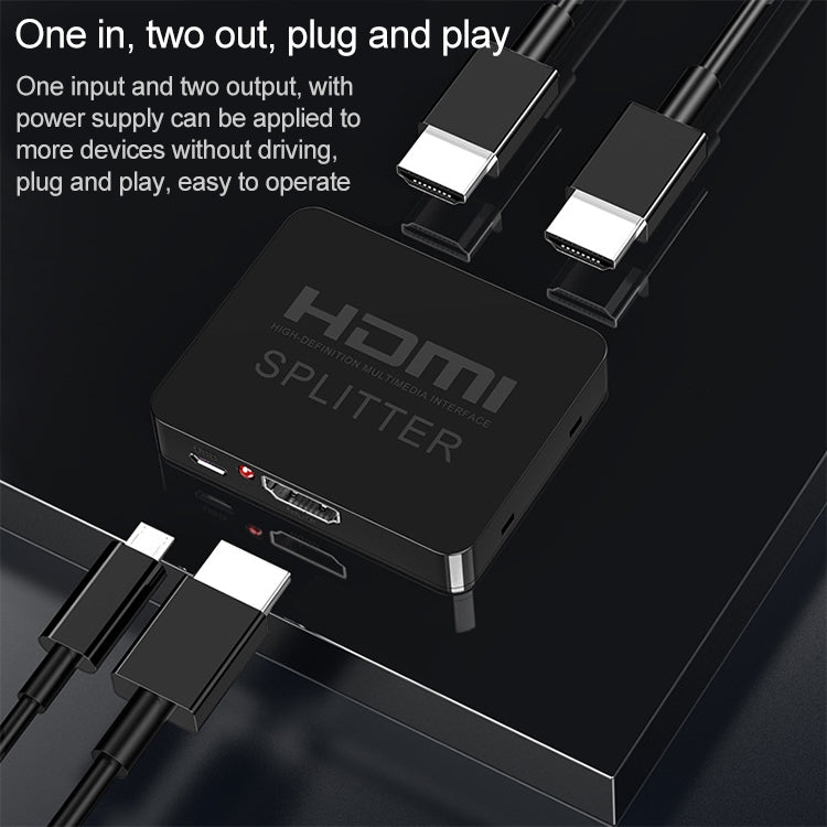 Splitter amplificatore Mini HDMI 1x2, supporto 3D e 4K x 2K