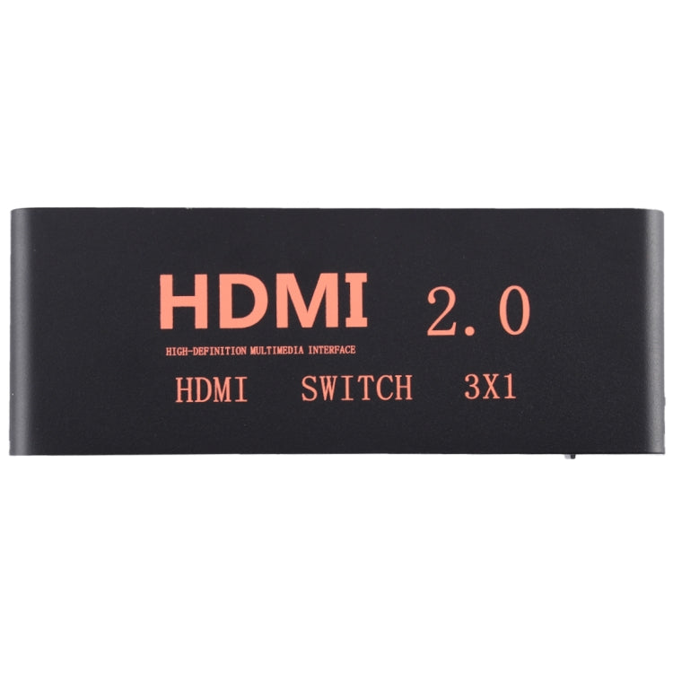 Switch HDMI 2.0 3X1 4K/60Hz con telecomando, spina europea, 3X1
