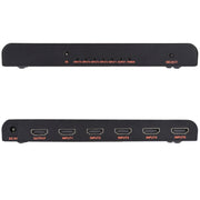 Switch HDMI 2.0 5X1 4K/60Hz con telecomando, spina europea, 5X1