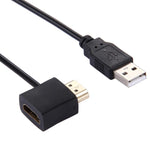 Cavo adattatore HDMI femmina + HDMI maschio a USB 2.0 50 cm