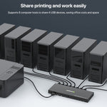 AIMOS AM-KM804 Interruttore USB 8 ingressi 4 uscite, AM-KM804
