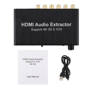 Estrattore decodificatore audio 4K 3D HDMI 5.1CH