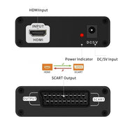 NEWKENG C8 Convertitore video da HDMI a SCART, C8 HDMI to SCART