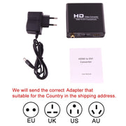 NEWKENG X5 HDMI a DVI con convertitore video con uscita coassiale audio da 3,5 mm, X5 HDMI to DVI with Audio