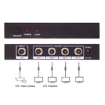 Adattatore video splitter NEWKENG S114 SDI / HD-SDI / 3G-SDI 1X4