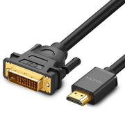 UGREEN DVI D(24+1) maschio a HDMI maschio HD 2K Linea intercambiabile bidirezionale, lunghezza: 1 m, Length: 1m