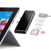 ROCKETEK SK-S4H 3 x USB 3.0 + HDMI + Lettore di schede di memoria SD/TF HUB Adattatore HDMI 4K, SK-S4H