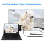 ROCKETEK SK-S4H 3 x USB 3.0 + HDMI + Lettore di schede di memoria SD/TF HUB Adattatore HDMI 4K, SK-S4H