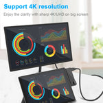 ROCKETEK SK-S4HL RJ45 + 2 x USB 3.0 + HDMI + Lettore di schede di memoria SD/TF HUB Adattatore HDMI 4K, SK-S4HL