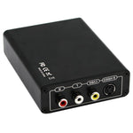 Convertitore da HDMI a composito / AV S-Video Adattatore convertitore video RCA CVBS/L/R, HDMI to AV + S-Video
