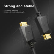 ROCKETEK HDMI01Y-2 Cavo HDMI connettore HDMI 2.0 4K 30Hz 3D HD placcato oro per tutti i dispositivi HDMI, lunghezza: 2 m