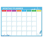 Agenda mensile magnetica Magnete da frigorifero Lavagna magnetica morbida in PET, dimensioni: 29,7 cm x 42 cm, Monthly Plan
