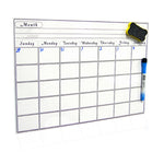 Agenda mensile magnetica Magnete da frigorifero Lavagna magnetica morbida in PET, dimensioni: 29,7 cm x 42 cm, Monthly Plan