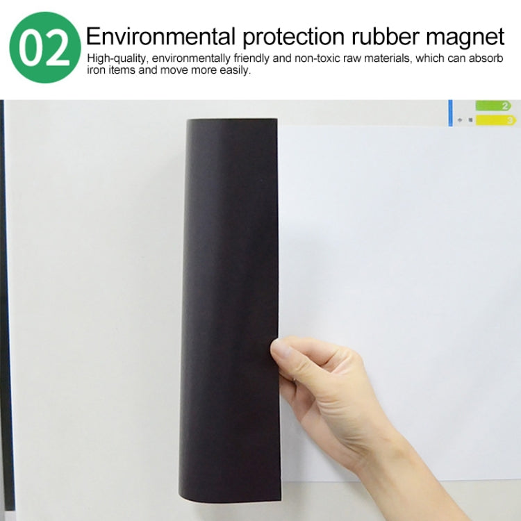 Magnete da frigorifero per lavagna magnetica morbida A3 PET, dimensioni: 29,7 cm x 42 cm, A3