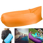 Divano gonfiabile per airbag a compressione in tessuto poliestere, per spiaggia/viaggio/ospitalità/pesca, dimensioni: 185 cm x 75 cm x 50 cm, qualità normale