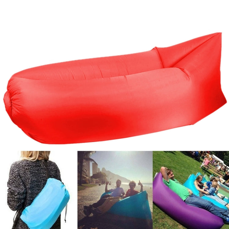 Divano gonfiabile per airbag a compressione in tessuto poliestere, per spiaggia/viaggio/ospitalità/pesca, dimensioni: 185 cm x 75 cm x 50 cm, qualità normale