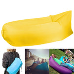 Divano gonfiabile per airbag a compressione in tessuto poliestere, per spiaggia/viaggio/ospitalità/pesca, dimensioni: 185 cm x 75 cm x 50 cm, qualità normale