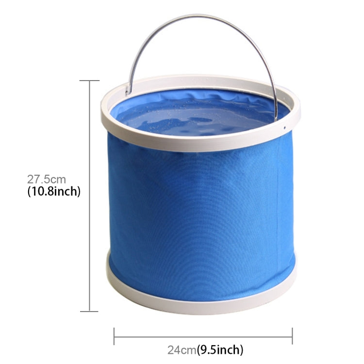 KANEED 11 litri/2,9 galloni in tessuto Oxford scalabile pieghevole comodo secchio per l'acqua per campeggio/lavaggio auto/pesca/escursionismo/spiaggia consegna colore casuale, Scalable Foldable Convenient Water Bucket
