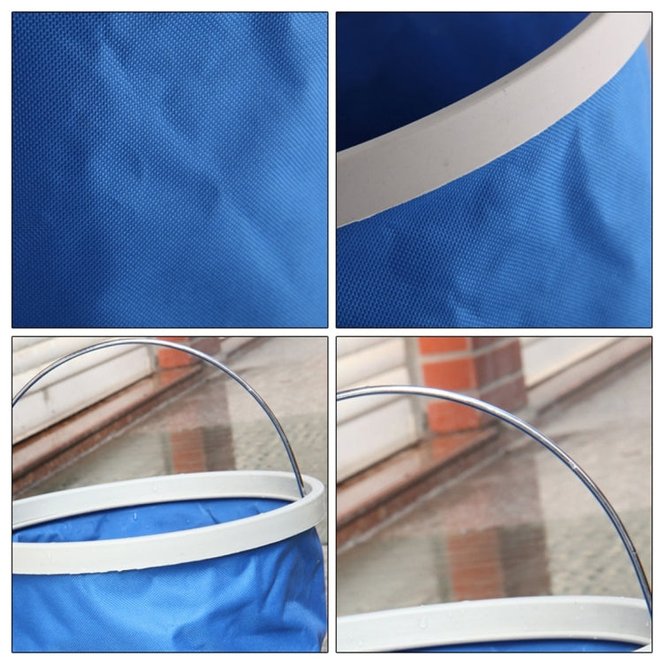 KANEED 11 litri/2,9 galloni in tessuto Oxford scalabile pieghevole comodo secchio per l'acqua per campeggio/lavaggio auto/pesca/escursionismo/spiaggia consegna colore casuale, Scalable Foldable Convenient Water Bucket