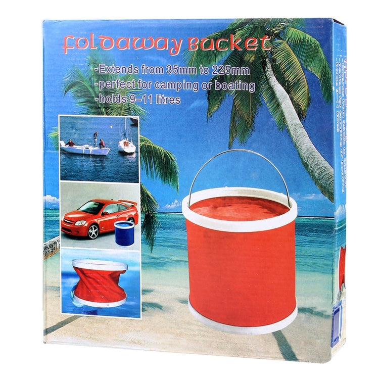 KANEED 11 litri/2,9 galloni in tessuto Oxford scalabile pieghevole comodo secchio per l'acqua per campeggio/lavaggio auto/pesca/escursionismo/spiaggia consegna colore casuale, Scalable Foldable Convenient Water Bucket