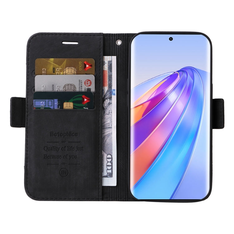 Per Honor X9a 5G / X40 5G / Magic5 Lite BETOPNICE Custodia in pelle con fibbia a doppio lato, For Honor X9a 5G / X40 5G / Magic5 Lite