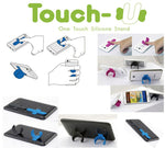 TOUCH-U - Supporto in silicone per smartphone - Giallo