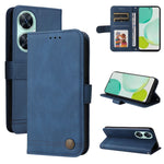 Per Huawei nova 11i / Maimang 20 5G / Enjoy 60 Pro Skin Feel Life Tree Custodia in pelle con bottoni in metallo