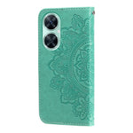 Per Huawei nova 11i / Maimang 20 5G / Enjoy 60 Pro Custodia per telefono in pelle goffrata con fiori a 7 petali