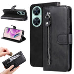 Per Huawei nova 11i / Maimang 20 5G / Enjoy 60 Pro Fashion Calf Texture Zipper Custodia in pelle per telefono, For Huawei nova 11i / Maimang 20 5G / Enjoy 60 Pro