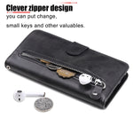 Per Huawei nova 11i / Maimang 20 5G / Enjoy 60 Pro Fashion Calf Texture Zipper Custodia in pelle per telefono, For Huawei nova 11i / Maimang 20 5G / Enjoy 60 Pro