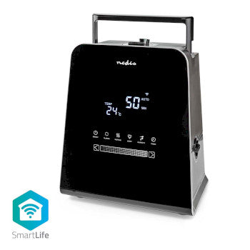 SmartLife Humidifier | 110W | With Cool and Warm Mist | 5.5 l | Hygrometer | Timer | Remote control | Night mode | Black