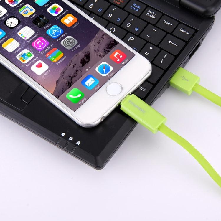 Cavo di ricarica per sincronizzazione dati HAWEEL da 1 m 2 in 1 Micro USB e 8 pin a USB, 2 in 1 Cable in two connectors, 2 in 1