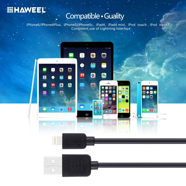 Cavo di ricarica di sincronizzazione HAWEEL da 1 m ad alta velocità 35 core da 8 pin a USB per iPhone, iPad, 8 Pin 1m, 8 pin Cable 1m, 8 pin 1m