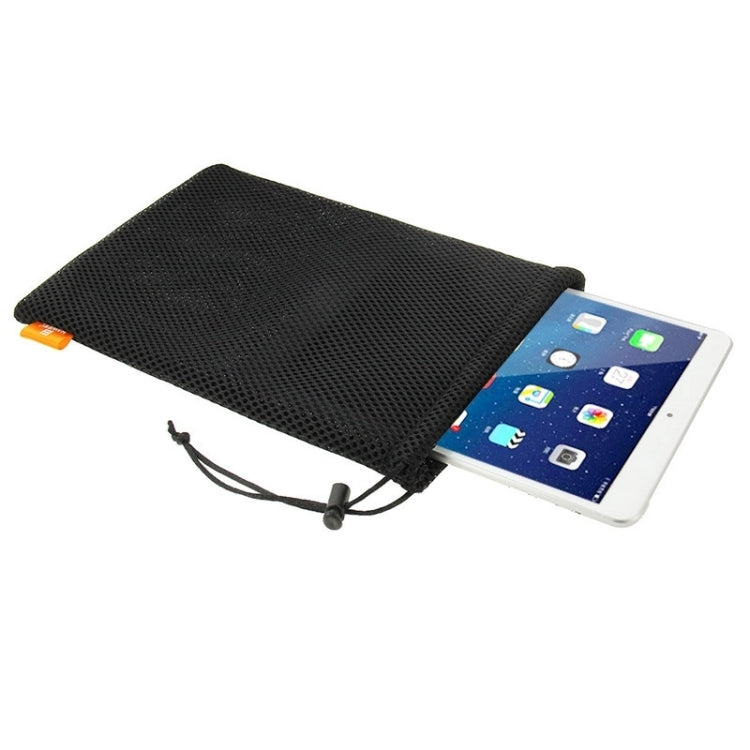 Borsa HAWEEL in rete di nylon con cordino per iPad Air 2 e 1 / iPad 4/3/2/1, dimensioni: 29 cm x 19 cm