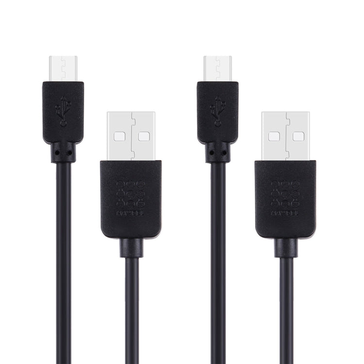 Kit di cavi di ricarica per sincronizzazione dati da micro USB a USB ad alta velocità HAWEEL da 1 m per Galaxy, Huawei, Xiaomi, LG, HTC e altri smartphone, 2pcs