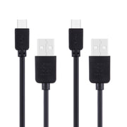 Kit di cavi di ricarica per sincronizzazione dati da micro USB a USB ad alta velocità HAWEEL da 1 m per Galaxy, Huawei, Xiaomi, LG, HTC e altri smartphone, 2pcs