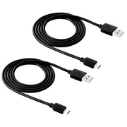 Kit di cavi di ricarica per sincronizzazione dati da micro USB a USB ad alta velocità HAWEEL da 1 m per Galaxy, Huawei, Xiaomi, LG, HTC e altri smartphone, 2pcs