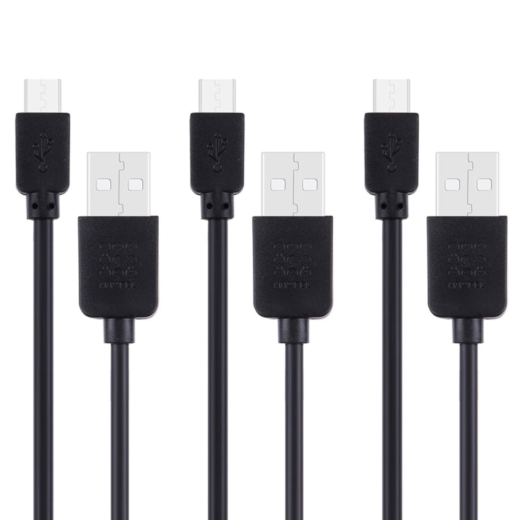 Kit cavi di ricarica per sincronizzazione dati da micro USB a USB ad alta velocità HAWEEL da 3 pezzi per Galaxy, Huawei, Xiaomi, LG, HTC e altri smartphone, 3pcs