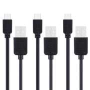 Kit cavi di ricarica per sincronizzazione dati da micro USB a USB ad alta velocità HAWEEL da 3 pezzi per Galaxy, Huawei, Xiaomi, LG, HTC e altri smartphone, 3pcs