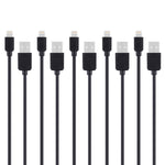 Kit 5 cavi ricarica 8 pin USB per iPhone e iPad