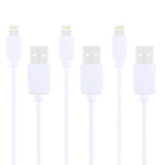 Kit 3 cavi USB 8 pin 1 metro per iPhone e iPad