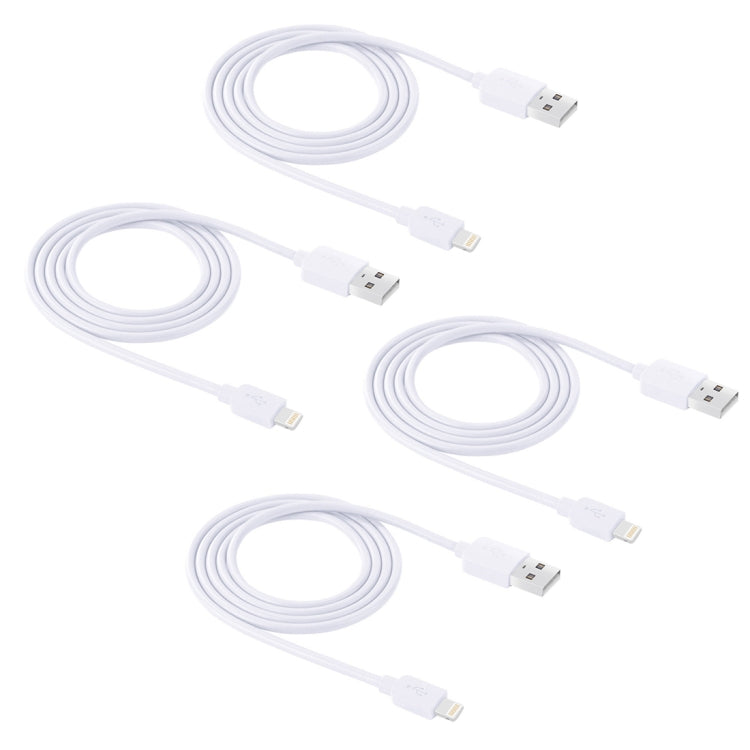 Kit cavo di sincronizzazione e ricarica HAWEEL da 4 pezzi da 1 m ad alta velocità da 8 pin a USB per iPhone, iPad, 4pcs
