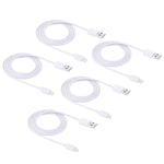 Kit 5 cavi ricarica 8 pin per iPhone e iPad