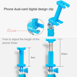 Asta selfie regolabile con cavo audio 3,5 mm per smartphone