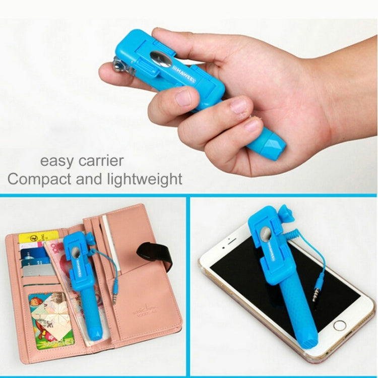Asta selfie regolabile con cavo audio 3,5 mm per smartphone