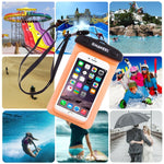 Borsa impermeabile universale trasparente HAWEEL con cordino per iPhone, Galaxy, Huawei, Xiaomi, LG, HTC e altri smartphone