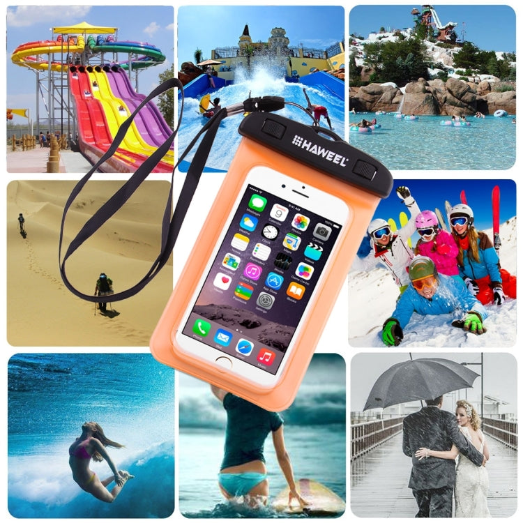 Borsa impermeabile universale trasparente HAWEEL con cordino per iPhone, Galaxy, Huawei, Xiaomi, LG, HTC e altri smartphone