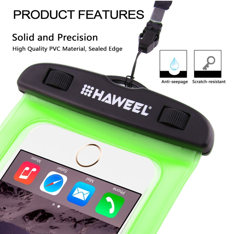 Borsa impermeabile universale trasparente HAWEEL con cordino per iPhone, Galaxy, Huawei, Xiaomi, LG, HTC e altri smartphone