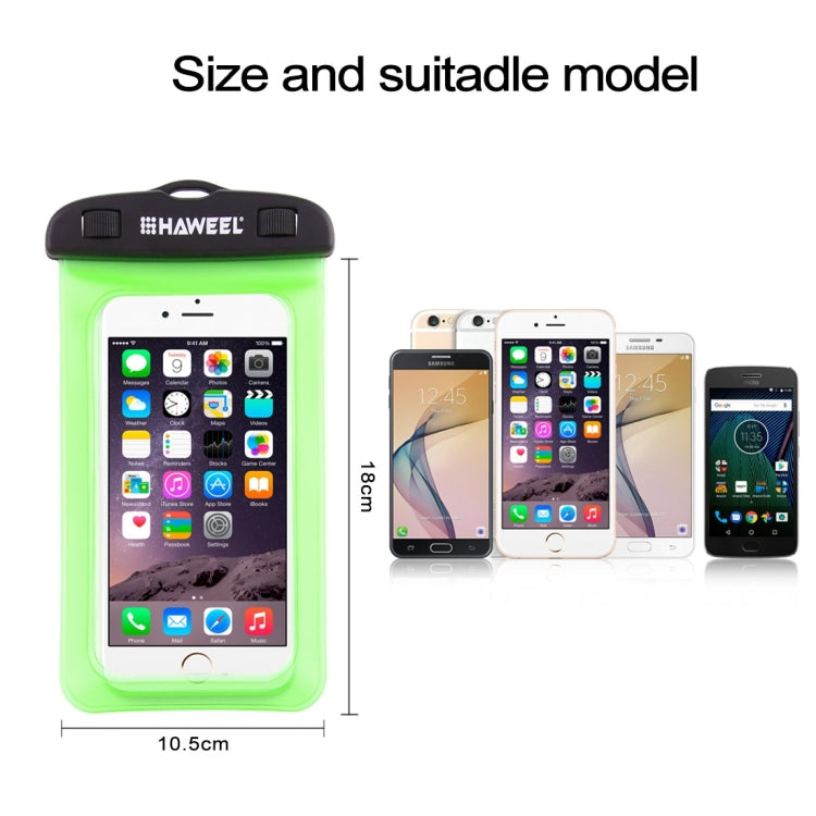 Borsa impermeabile universale trasparente HAWEEL con cordino per iPhone, Galaxy, Huawei, Xiaomi, LG, HTC e altri smartphone